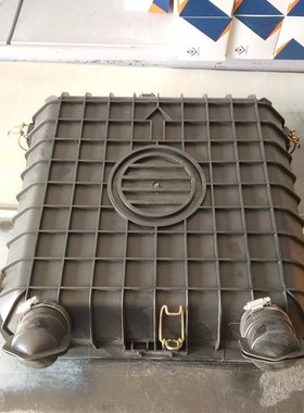 PU2440空滤总成后盖 拖拉机收割机空滤总成黑色后盖 黄色后盖