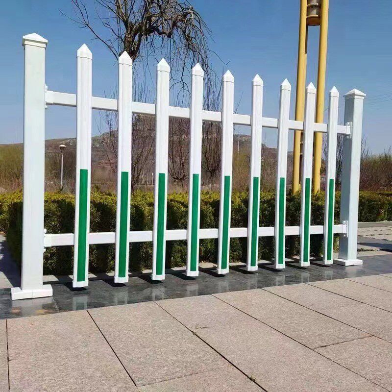 四川PVC塑钢围墙护栏变压器电力围栏 幼儿园杆小区庭院花园隔离栏