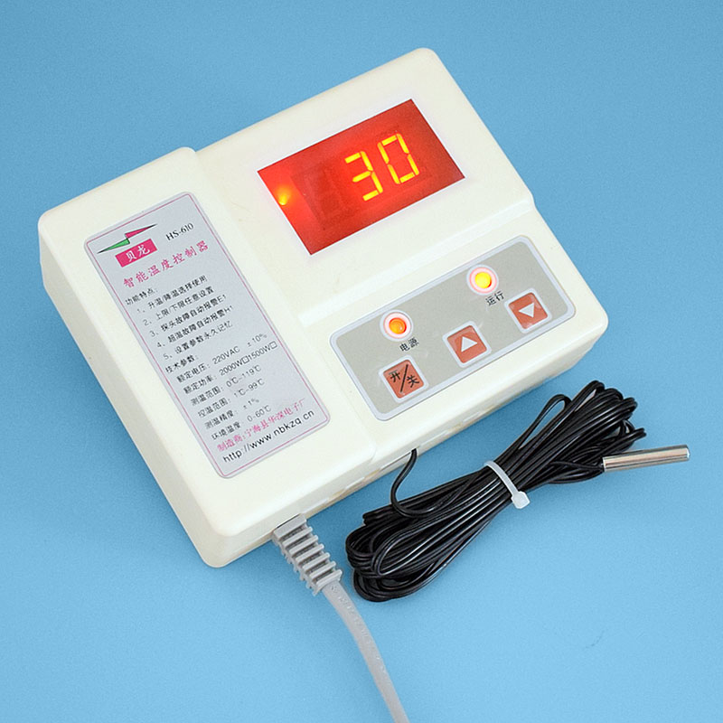 贝龙610智能数显温控仪表 恒温温控器 种植养殖电子控制器开关