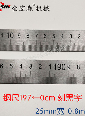 裁板锯靠尺配件刻度尺标尺尺瞄尺条铝制尺不锈钢尺精密推台锯靠山