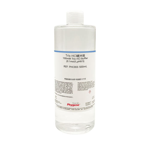 100mM Tris-HCl缓冲液(0.1mol/L,pH6.5 pH7.0 pH8.0 pH8.5) 500mL