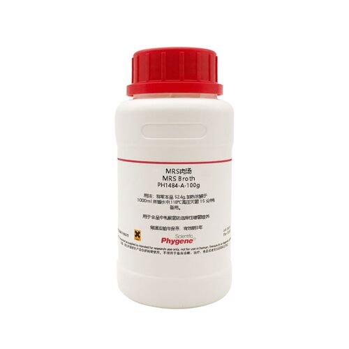 MRS肉汤 MRS琼脂培养基 乳酸菌分离增菌培养 250g PH1484 PHYGENE