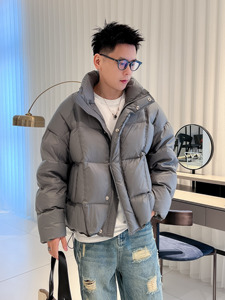 Y先生 加厚立领面包羽绒服男冬季加绒保暖潮牌宽松美式高级感外套