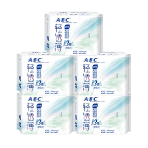 ABC迷你卫生巾日用190mm棉柔护垫