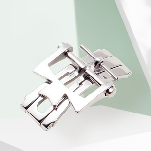 适用江诗丹顿表扣传承纵横四海马耳他VC螺丝表带扣折叠蝴蝶扣18MM