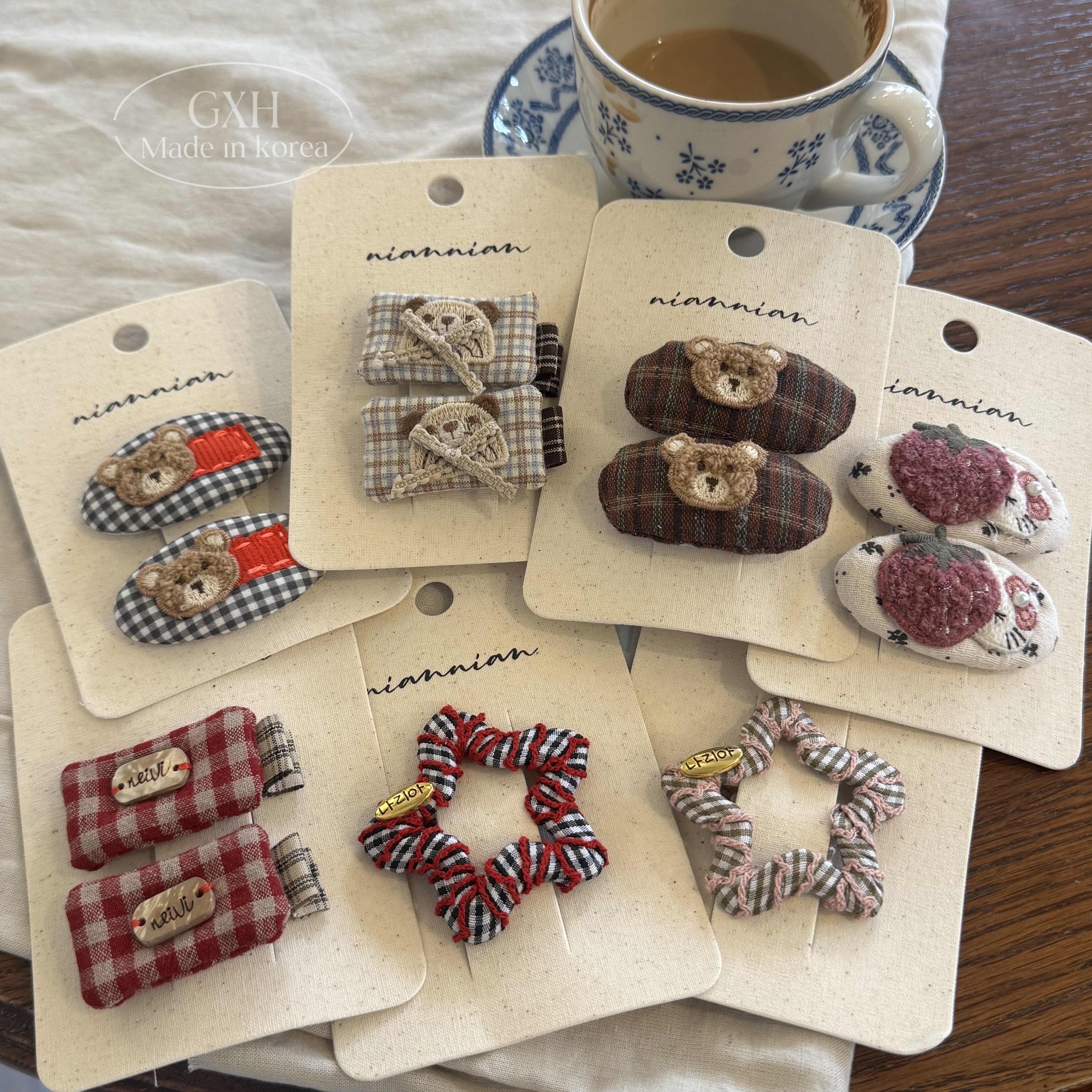 niannian秋冬复古发饰