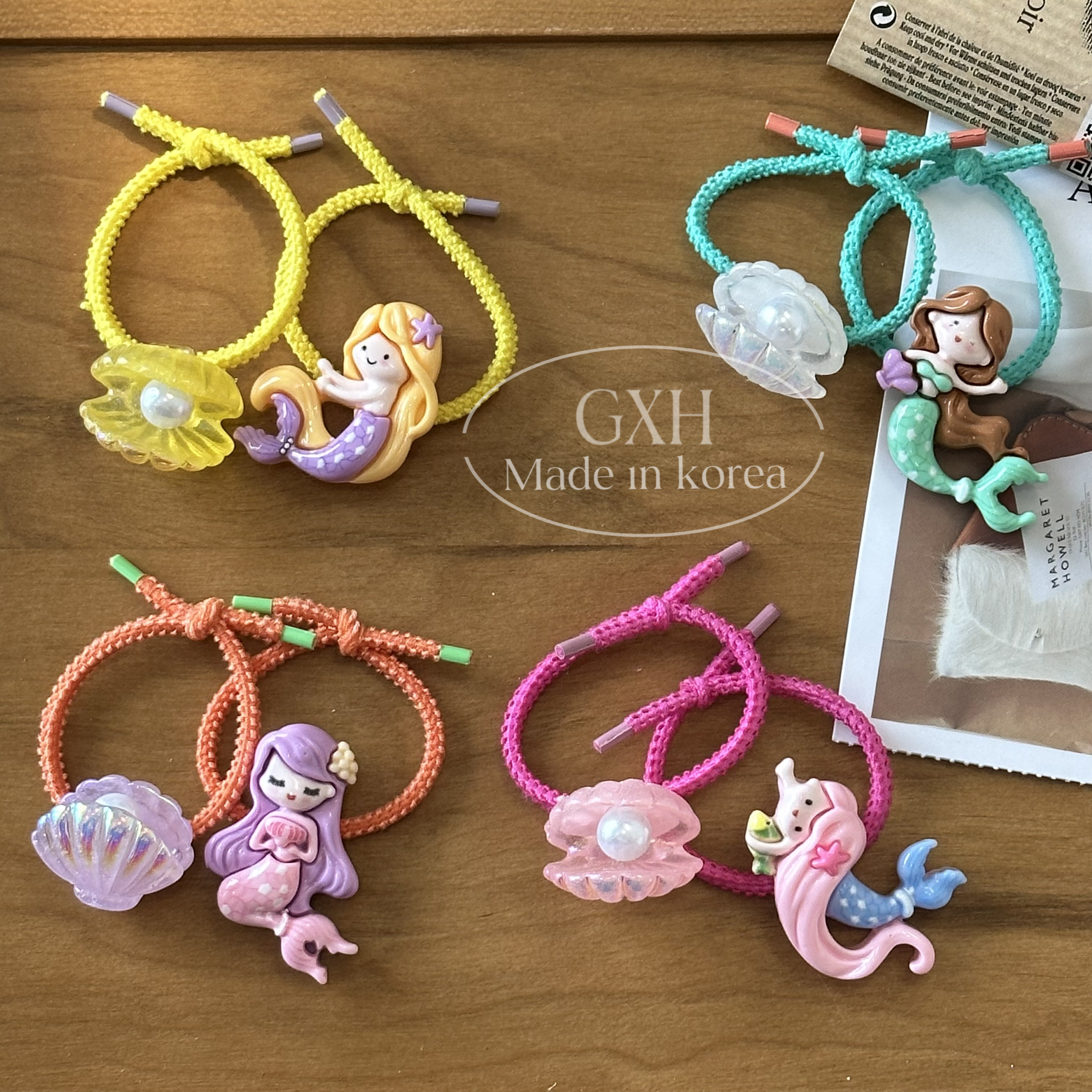 童趣海洋系列宝宝发圈美人鱼发绳