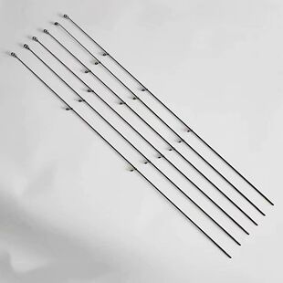 90厘米长矶竿竿稍空心竿稍配节一个顶环两个过线环竿稍鱼竿配节