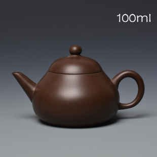 【茂源盛】台湾三希中式 4杯西施壶 紫砂朱泥茶壶小品壶100cc正品