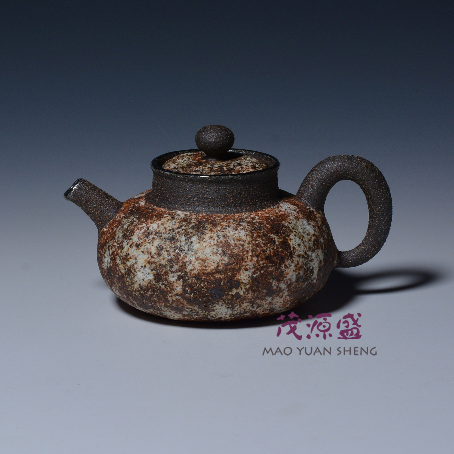 台湾陶艺大师李仁嵋岩矿茶壶泡茶家用单壶纯手工老岩泥陶瓷茶杯具