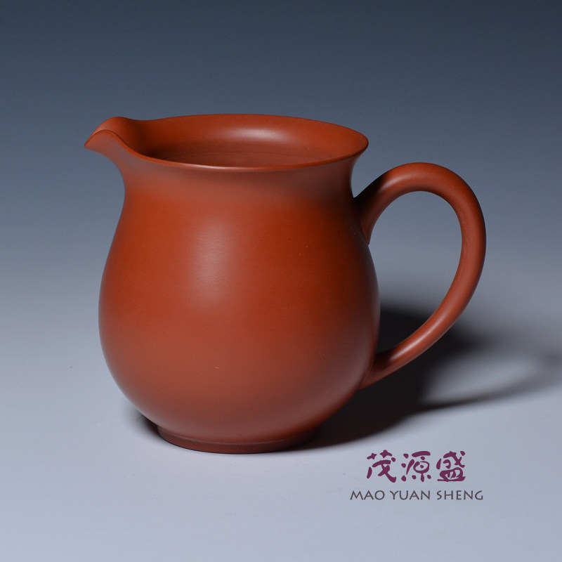台湾三希陶瓷茶具紫砂朱泥公道杯图片