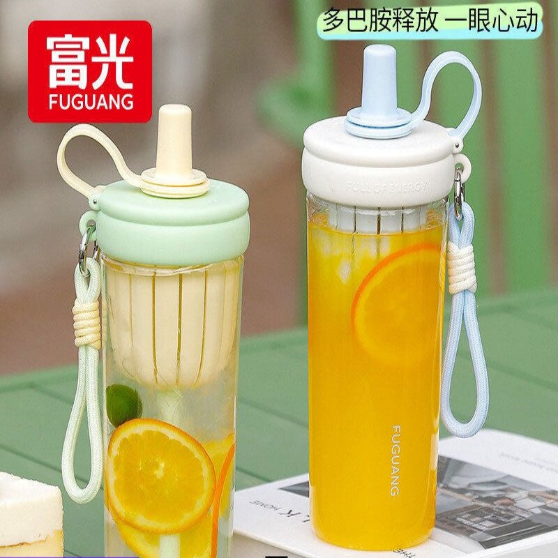 富光吸管杯女生高颜值学生大容量便携随行夏天水杯子咖啡杯批发