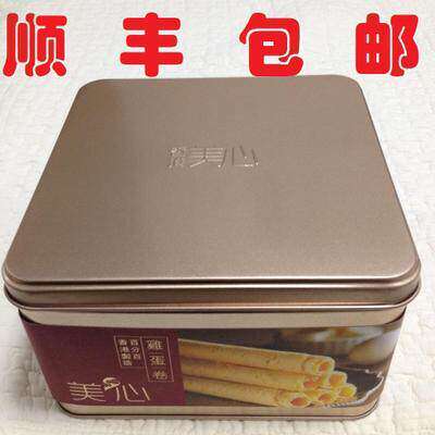 承诺 进口美食香港特产 鸡蛋卷448g精美铁罐包装