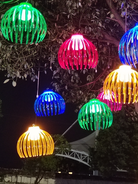 春节亮化灯树木造型灯装饰灯