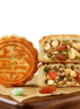 日月坊五仁月饼广式多种口味中秋