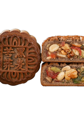 日月坊无加蔗糖八珍荞麦月饼