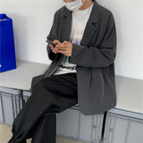 休闲西装外套男韩版宽松秋季男装小西服套装炸街dk制服XZ332-P50，男装西服，星座308B-1