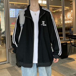 开衫卫衣男潮牌ins运动外套韩版潮流秋季情侣上衣服JK02007-P45图片
