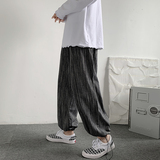 休闲长裤男宽松卫裤男士韩版百搭裤子ins潮流束脚运动裤K7014-P38，男装休闲裤，星座308B-1