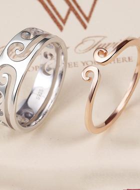 同款紧箍咒戒指男纯银情侣孙悟空