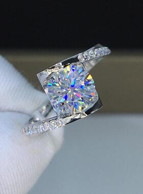 货源璀璨超闪八心八箭锆石克拉仿