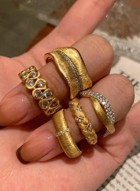 Vintage中古风精致拉丝复古