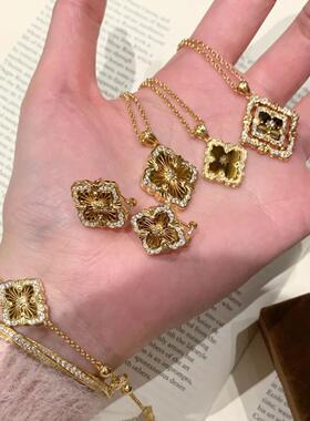 高版意大利布契拉丝虎眼四叶草