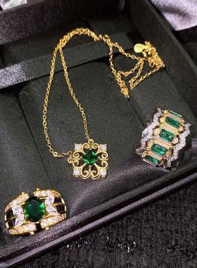 网红Artdeco风无缝镶嵌蕾丝雕花