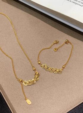 钱多多爆闪碎冰冰五帝铜钱币沙金