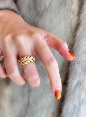 小众复古轻奢立体设计中古拉丝