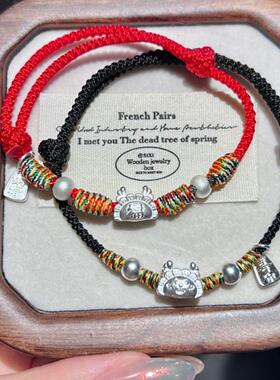 新款福龙饺子红绳手链高级感diy