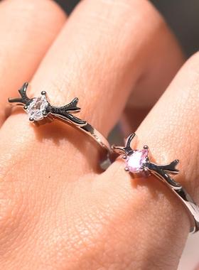 时尚简约情侣戒指镀s925纯银