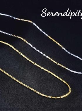 新款分色百搭裸链轻奢无吊坠款