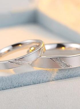 热卖爆款白铜镀银韩版拉丝开口