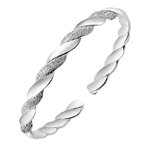 爱交织手镯 女 合金镀银 镯子 韩版 时尚流行饰品 淘宝 商城热卖