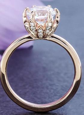 臻荣wish热卖欧美克拉皇冠女镀