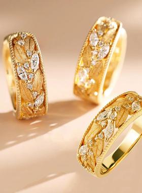 轻奢复古高级感时髦马眼钻月桂