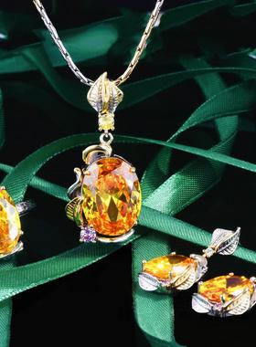 意大利复古宫廷风炽热火焰套装