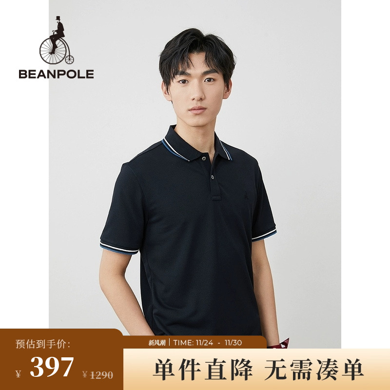 休闲短袖POLO男beanpole