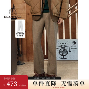 男士 BEANPOLE滨波 松紧带中高腰锥形裤 锥形裤