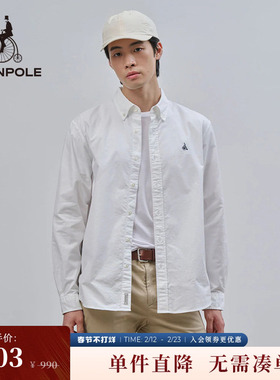 【合并链接】BEANPOLE滨波  男士情侣款牛津纺多色上衣衬衫