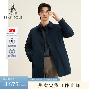 3M雪丽绒BEANPOLE滨波男士厅局商务风飞行员多色休闲风衣棉服外套