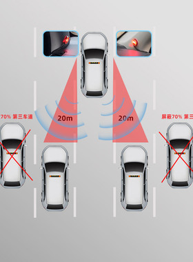 毫米波盲点区监测 24G倒车雷达探测20米bsd汽车盲区变道辅助