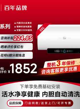 美国瑞美Rheem 活水50-80L自清洁阻垢净肤3300W速热镁棒免更换D11