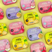 小可奥拉无糖维C水果薄荷糖果铁盒装 柠檬百香果草莓清新混合零食