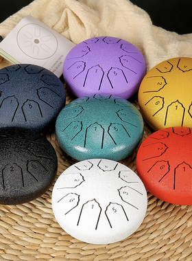 空灵鼓15音正品初学者无忧色空手碟鼓13音梵音色明空鼓儿童忘忧鼓