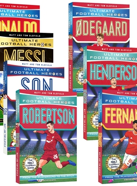 Matt And Tom Oldfield Ultimate Football Heroes Fernandes 足球明星人物传记 儿童励志章节书小说 英文原版进口图书
