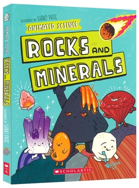 Animated Science Rocks and Minerals 动画科学 岩石和矿物 漫画科普 百科读物 英文原版进口儿童图书