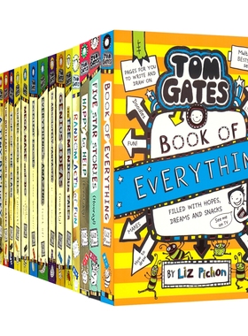 Tom Gates 汤姆盖茨系列 1-22 涂鸦风格 漫画日记体 9-12岁 小学生英语课外读物 英文原版进口儿童图书
