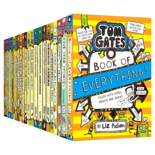 小学生英语课外读物 进口儿童图书 漫画日记体 涂鸦风格 汤姆盖茨系列 英文原版 Tom 12岁 Gates